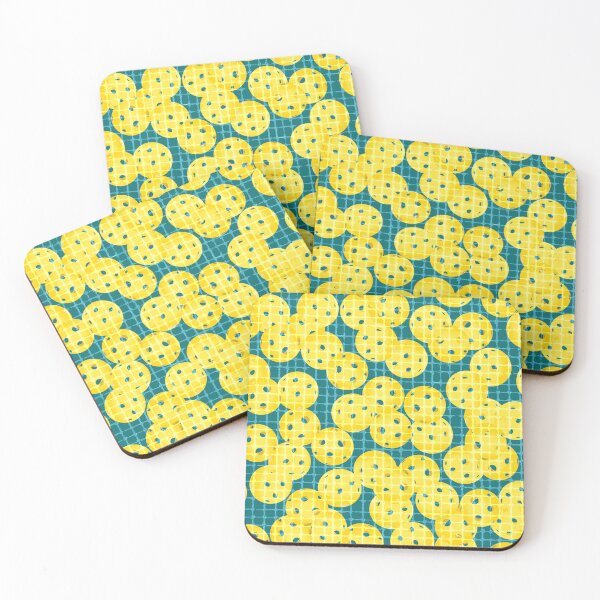 Item preview, Pickleball is Life - Yellow on Teal designed and sold by NiranjanaMani.