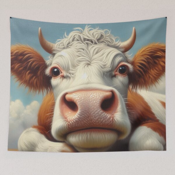 Item preview, Portrait of a Cow: Gentle Strength designed and sold by Girih.