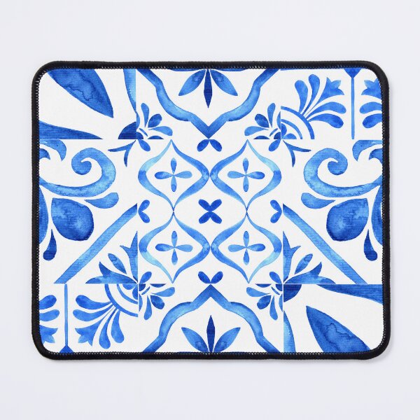 Item preview, Blue and White Ceramic Pattern designed and sold by Inspirely.