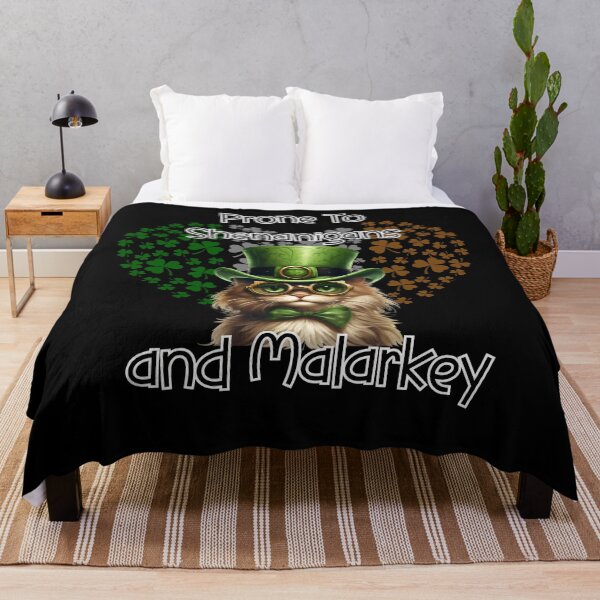 Item preview, Prone To Shenanigans and Malarkey designed and sold by ArtFeverShop.