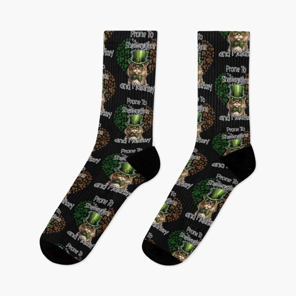 Item preview, Prone To Shenanigans and Malarkey designed and sold by ArtFeverShop.