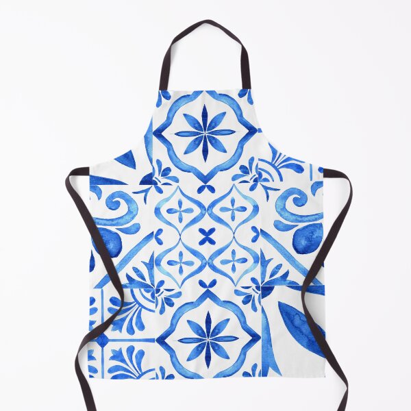 Item preview, Blue and White Ceramic Pattern designed and sold by Inspirely.