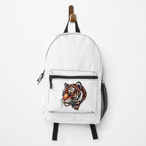 Artikelvorschau, Bengalischer Tiger - Farbige Kopf Portrait Zeichnung entworfen und verkauft von AD-Digital-Art.