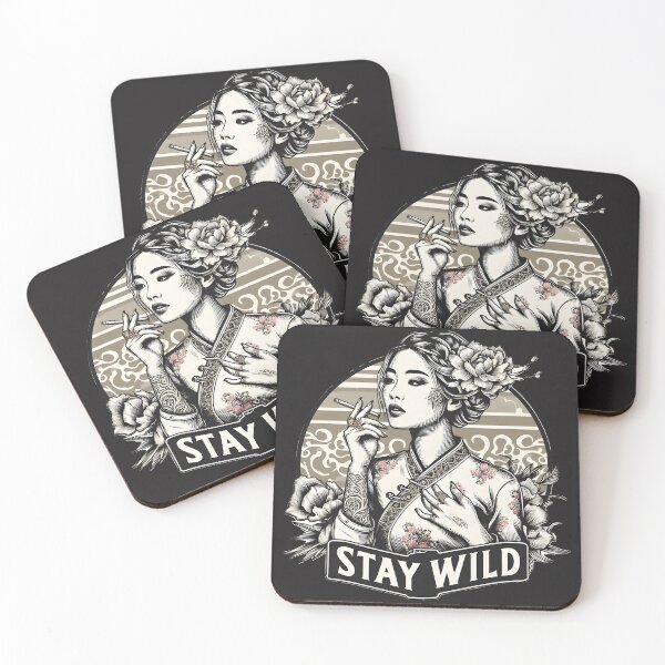 Item preview, Stay Wild - Free Asian Woman designed and sold by LV-creator.
