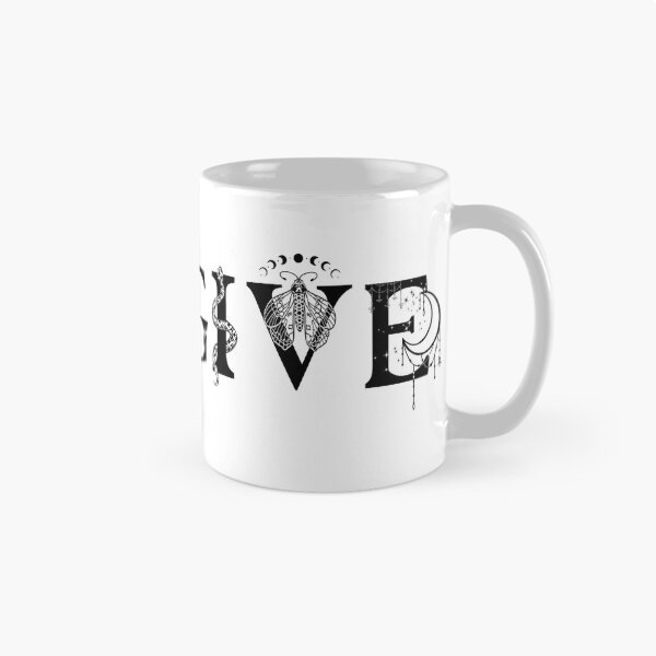 Item preview, Forgive black and white, spiritual positive thinking designed and sold by WildCanyon.