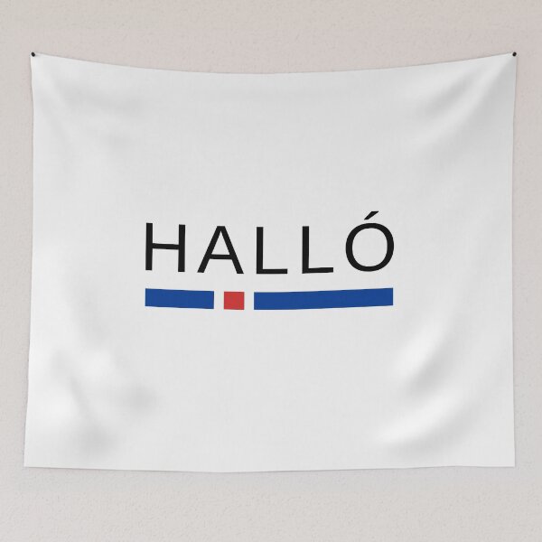 Item preview, Halló Iceland designed and sold by icelandtees.
