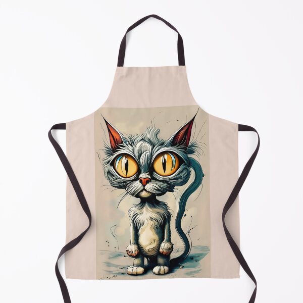 Item preview, Whiskerful Gaze - The Cartoon Cat with Enchanting Yellow Eyes designed and sold by GL!TCH LAB.