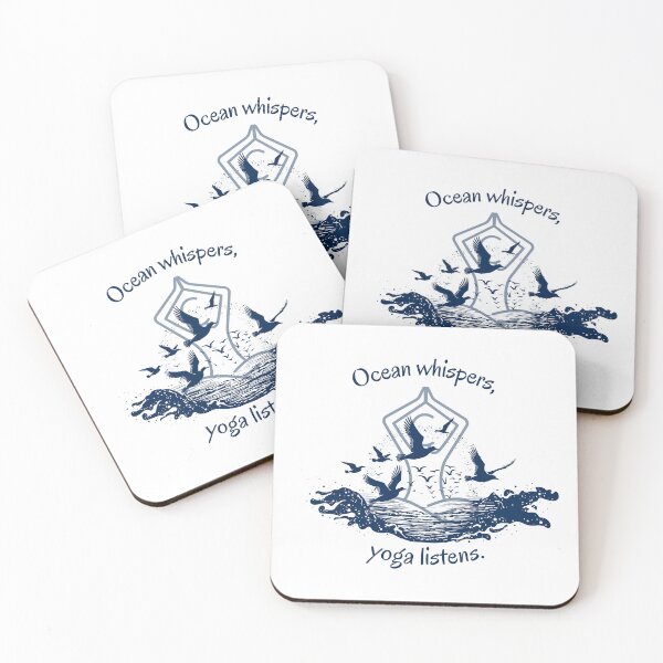 Item preview, Ocean whispers, yoga listens. designed and sold by LyricsWear.