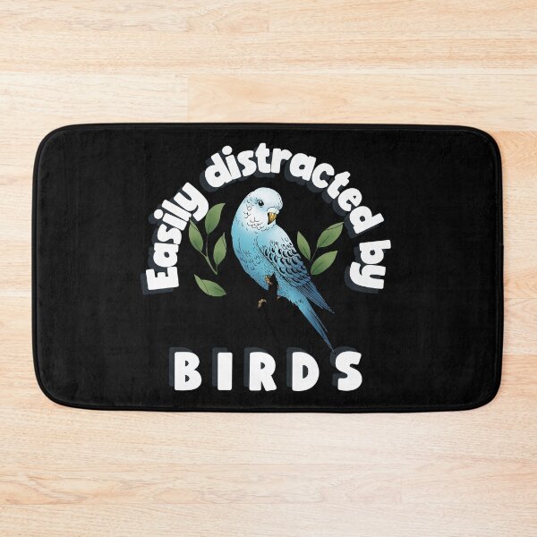 Item preview, Easily distracted by birds, hobbies bird watching funny designed and sold by wittyprinttop.