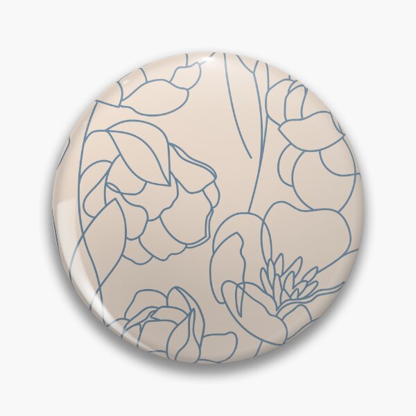 Item preview, magnolia pattern designed and sold by Sleek Sketch Studio.