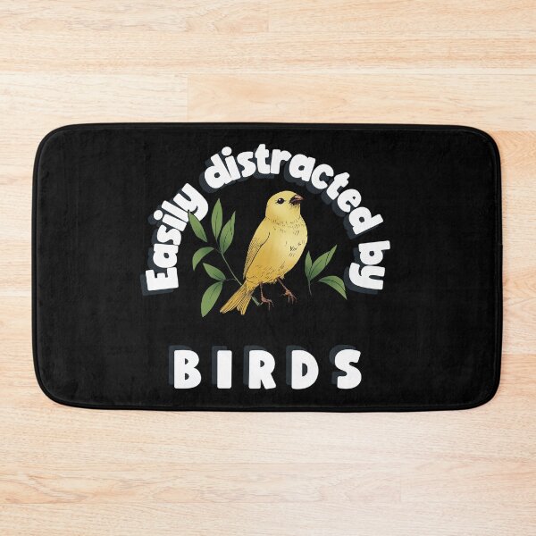 Item preview, Easily distracted by birds, hobbies bird watching funny designed and sold by wittyprinttop.