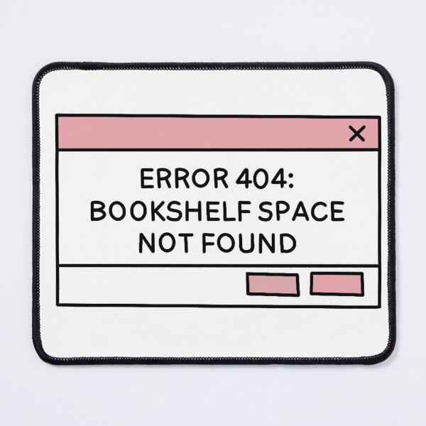 Item preview, Error 404: Bookshelf Full Pink designed and sold by Alyssa Caputo.