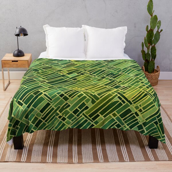 Aperçu de l'œuvre Motif abstrait vert jaune créée et vendue par Gaborai.
