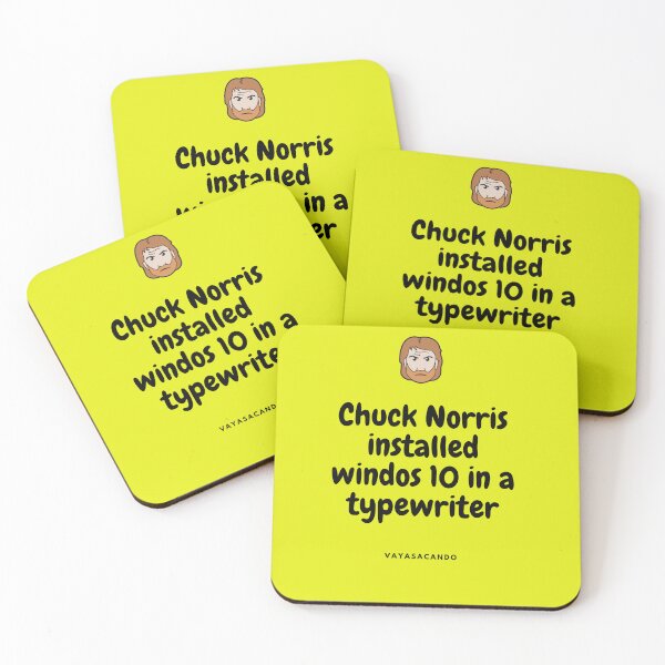 Aperçu de l'œuvre Chuck Norris blague-4 créée et vendue par VayaSacando.