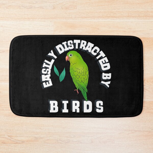 Item preview, Easily distracted by birds, hobbies bird watching funny designed and sold by wittyprinttop.