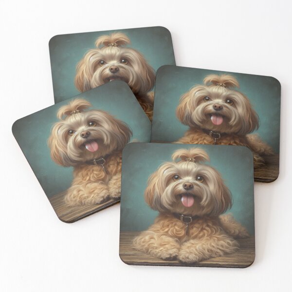 Item preview, Portrait of an adorable dog designed and sold by Girih.