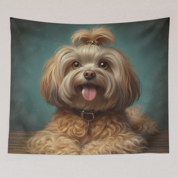 Item preview, Portrait of an adorable dog designed and sold by Girih.
