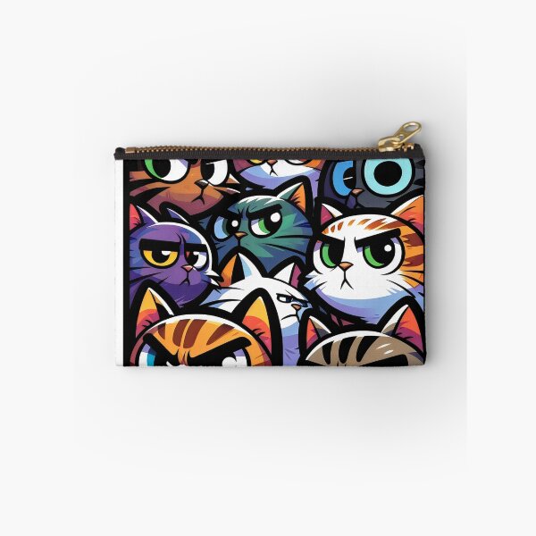 Item preview, suspicious cats designed and sold by Truck Stop One.