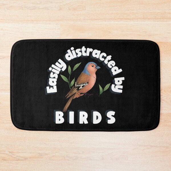 Item preview, Easily distracted by birds, hobbies bird watching funny designed and sold by wittyprinttop.
