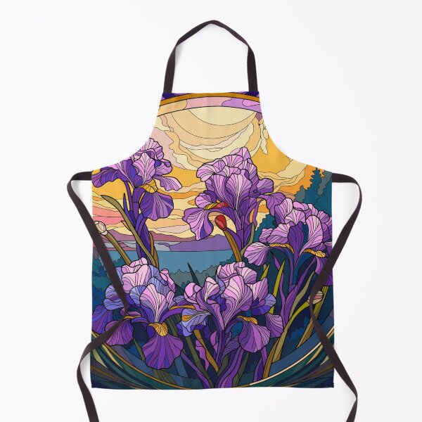 Item preview, Purple Iris Stained Glass designed and sold by Slh69.