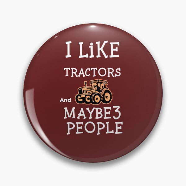 Item preview, I Like Tractors and maybe 3 people designed and sold by BlueGoldArt.