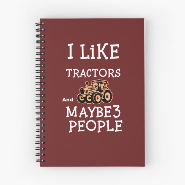 Item preview, I Like Tractors and maybe 3 people designed and sold by BlueGoldArt.