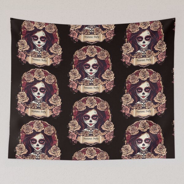 Item preview, Devious Dolly Roses designed and sold by NineGhostsArt.