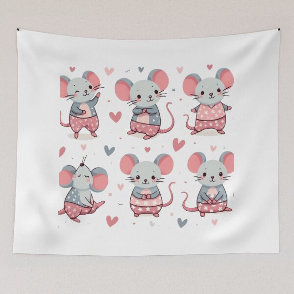 Item preview, Cute mouse pattern  designed and sold by Culmika.