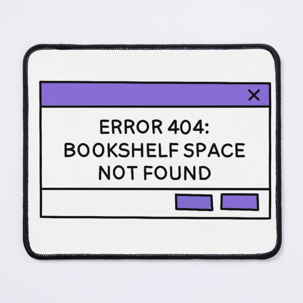 Item preview, Error 404: Bookshelf Full Purple designed and sold by Alyssa Caputo.
