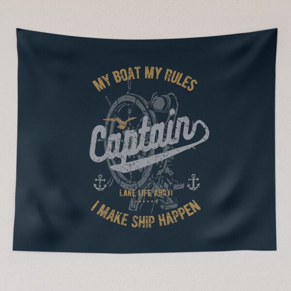 Item preview, Captain, Sailor Gift. Funny Saying. "I make ship happen." designed and sold by STYLESYNDIKAT.