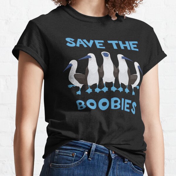 Boobs T-Shirt - Womens Fun Boobies Shirt - Boob TShirt - Cartoon Hand –  Qurious Shop