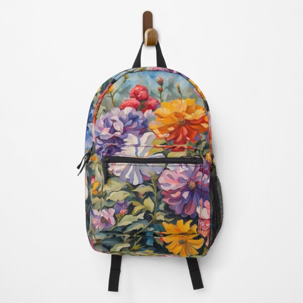 Item preview, Beautiful Colorful Flowers Painting - Museum Epic Impressionist Maximalist Masterpiece Painting designed and sold by MyArt23.
