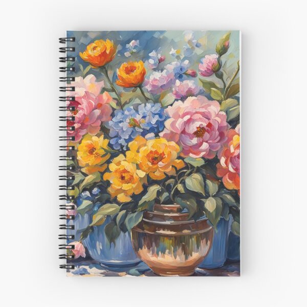 Item preview, Beautiful Colorful Flowers Painting - Museum Epic Impressionist Maximalist Masterpiece Painting designed and sold by MyArt23.