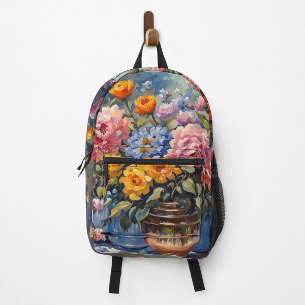 Item preview, Beautiful Colorful Flowers Painting - Museum Epic Impressionist Maximalist Masterpiece Painting designed and sold by MyArt23.