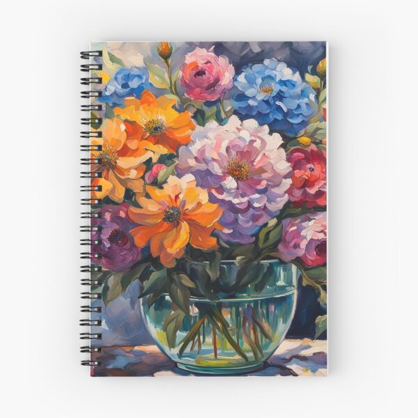 Item preview, Beautiful Colorful Flowers Painting - Museum Epic Impressionist Maximalist Masterpiece Painting designed and sold by MyArt23.