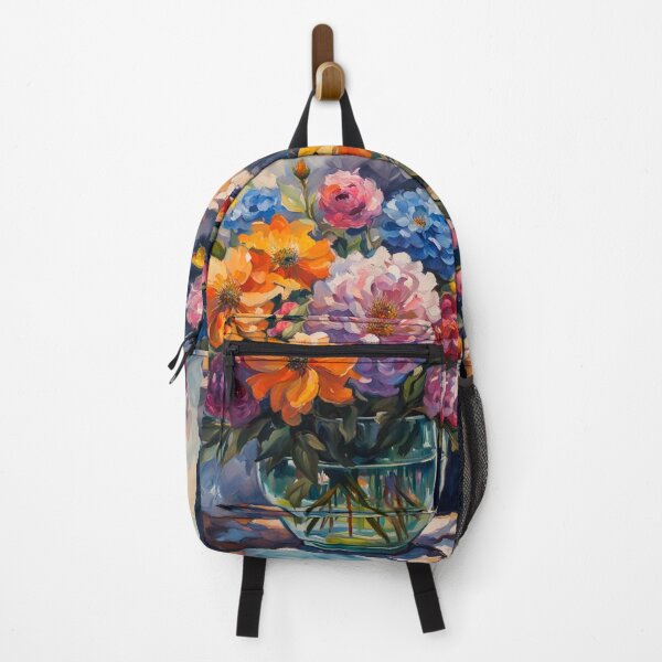 Item preview, Beautiful Colorful Flowers Painting - Museum Epic Impressionist Maximalist Masterpiece Painting designed and sold by MyArt23.