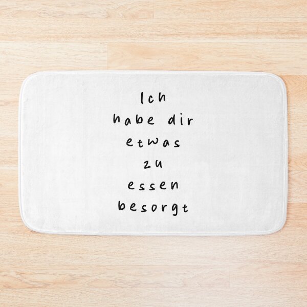 Item preview, Ich habe dir etwas zu essen besorgt  | Minimalist Style | Handwritten Font designed and sold by RM-Journey.
