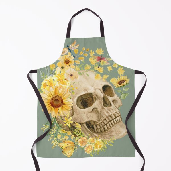 Item preview, Floral Skull Art – Gothic Skull with Flowers, Dark Aesthetic, Tattoo-Inspired Illustration designed and sold by SKULLARTISTRY.