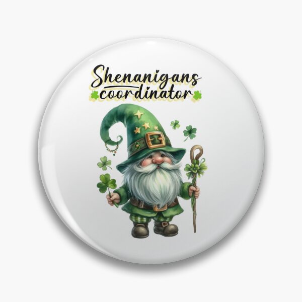 Item preview, Shenanigans Coordinator St.Patricks Day Gnome designed and sold by Marcin Kulka.