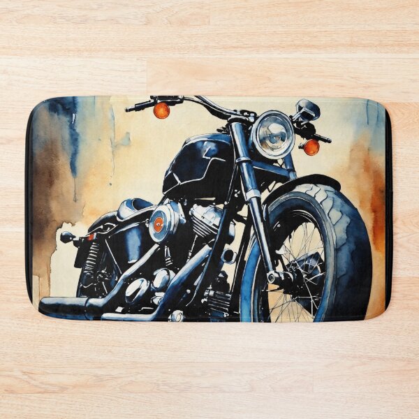 Item preview, Watercolor Motorcycle designed and sold by AmberRoseWrites.