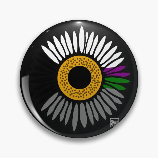 Item preview, Demisexual Demiromantic Sunflower designed and sold by thechronicsloth.