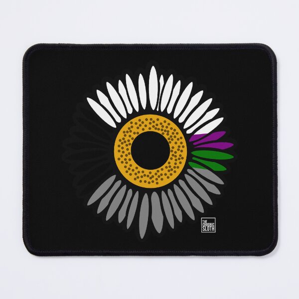 Item preview, Demisexual Demiromantic Sunflower designed and sold by thechronicsloth.