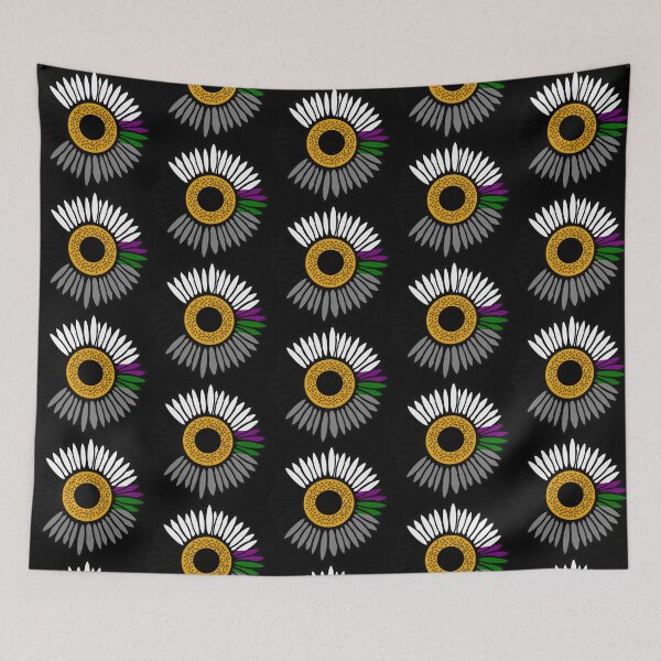 Item preview, Demisexual Demiromantic Sunflower designed and sold by thechronicsloth.