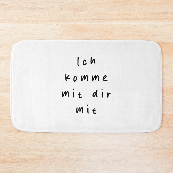 Item preview, Ich komme mit dir mit   | Minimalist Style | Handwritten Font designed and sold by RM-Journey.