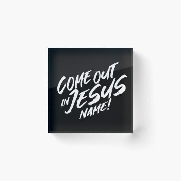 Item preview, Come Out In Jesus Name T Shirt Mens.cute christian designed and sold by ChristianArt6.