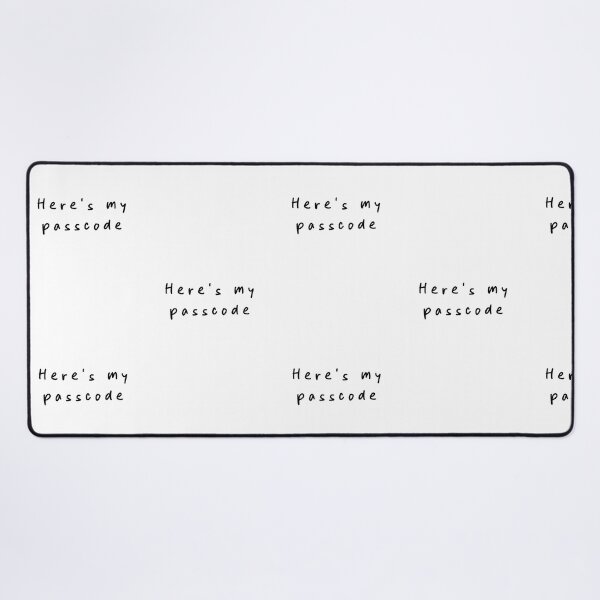 Item preview, Here's my passcode | Minimalist Style | Handwritten Font designed and sold by RM-Journey.