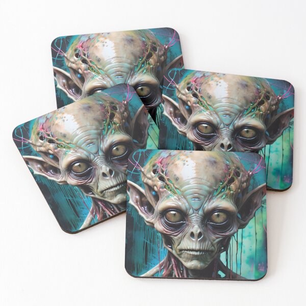 Item preview, Alien Graffiti Art Portrait designed and sold by TheArtOfPat.