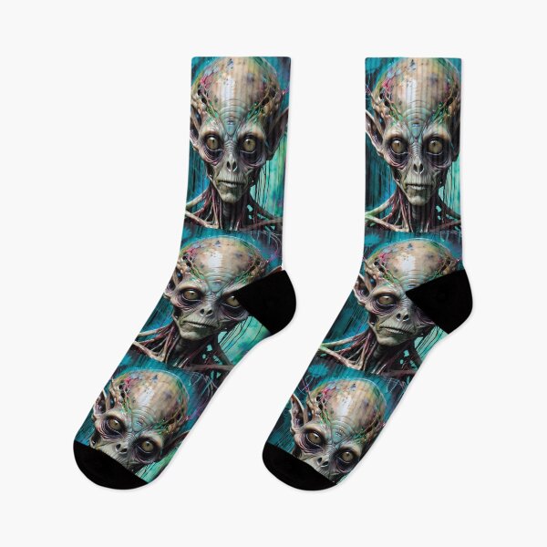 Item preview, Alien Graffiti Art Portrait designed and sold by TheArtOfPat.