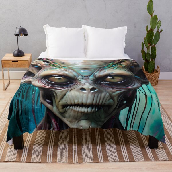 Item preview, Alien Graffiti Art Portrait designed and sold by TheArtOfPat.