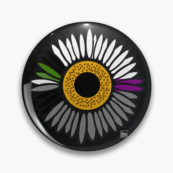 Item preview, Demisexual Aromantic Sunflower designed and sold by thechronicsloth.